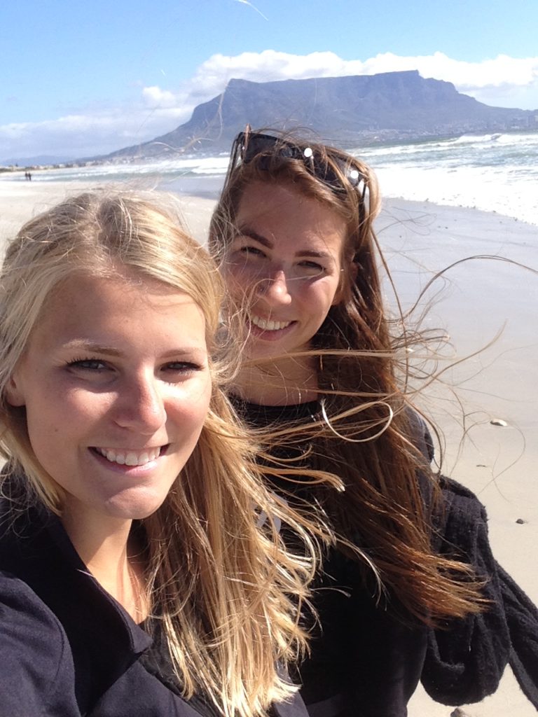 Laura and Marie in Cape Town