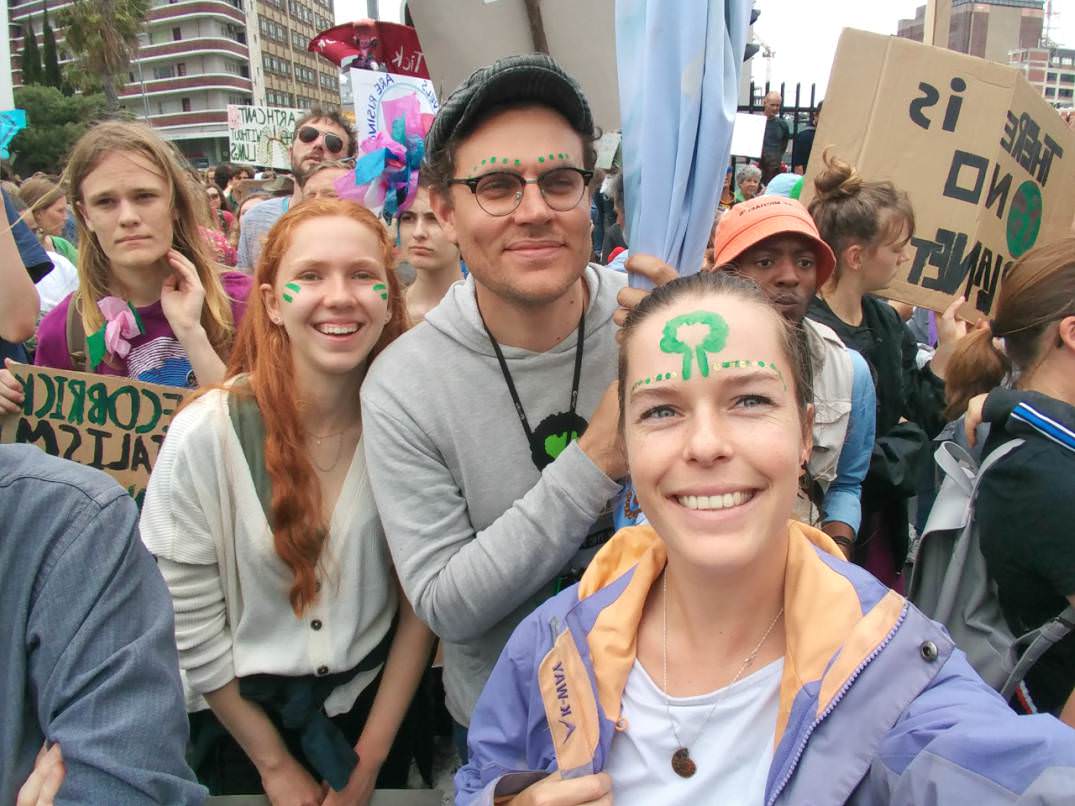 Meagen Courtney Swain Climate March Greenpop Cape Town South Africa