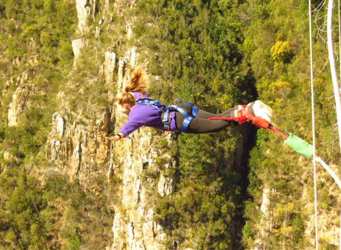 Paula Lindenberg Bungee Jump Garden Route South Africa