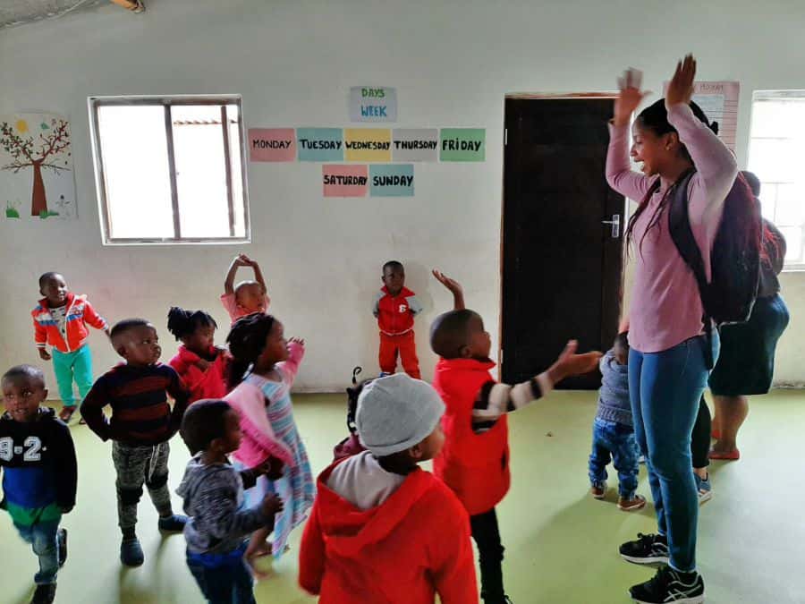 Whitney at Daycare Center Projekt Ubuntu Cape Town Masiphumelele