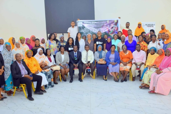 group photo including interns for public health.